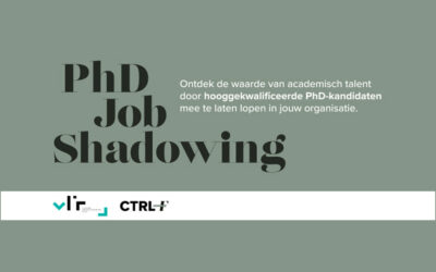 PhD Job Shadowing: zet de deur open voor academisch talent.