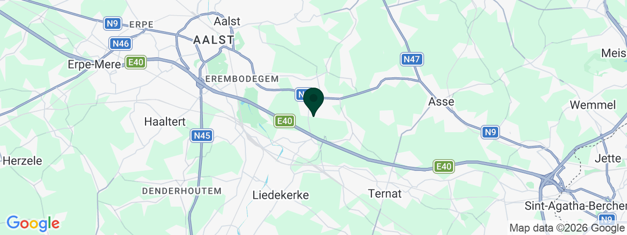 Map showing job vacancies in Affligem