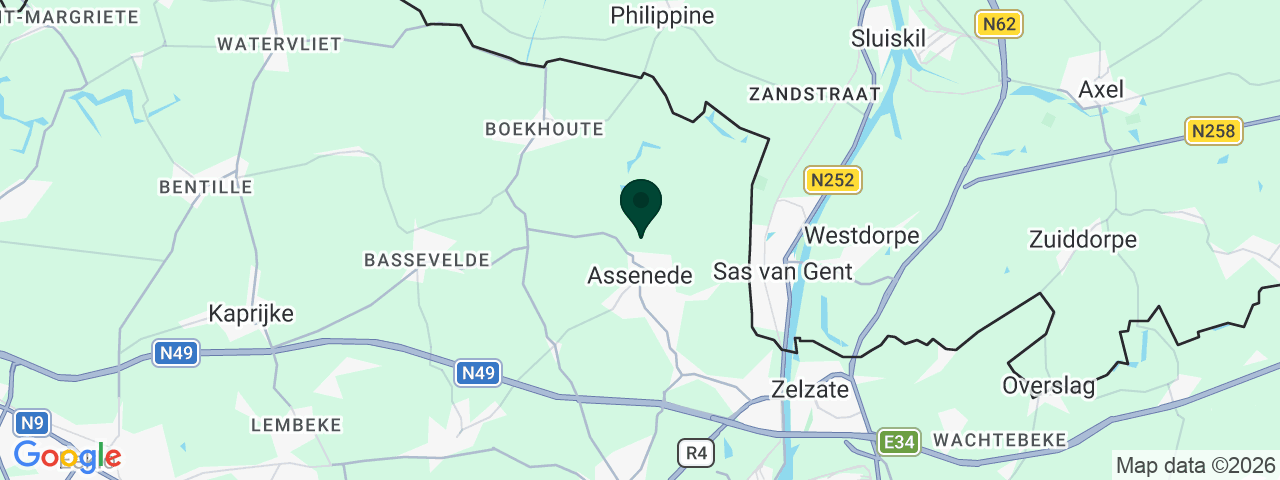 Carte des offres d'emploi à Assenede