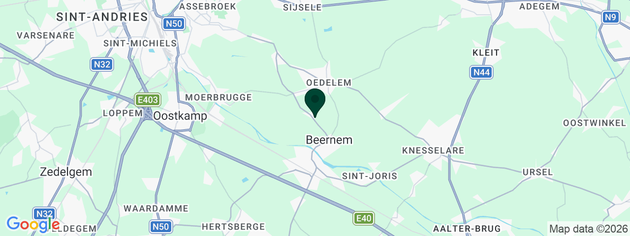 Map showing job vacancies in Beernem
