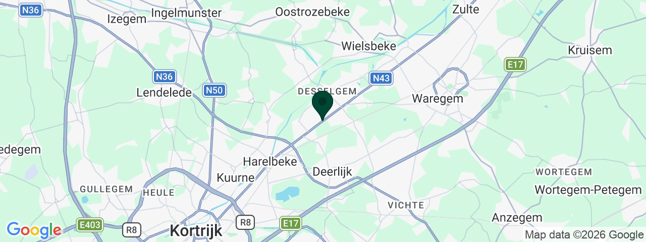 Carte des offres d'emploi à Beveren-Leie