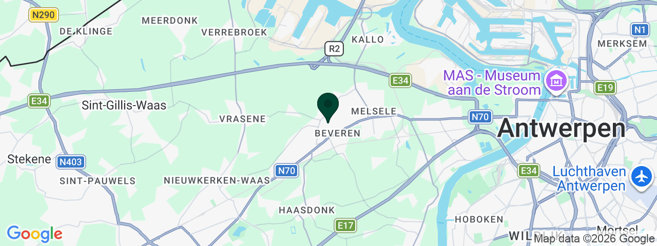 Carte des offres d'emploi à Beveren-Waas