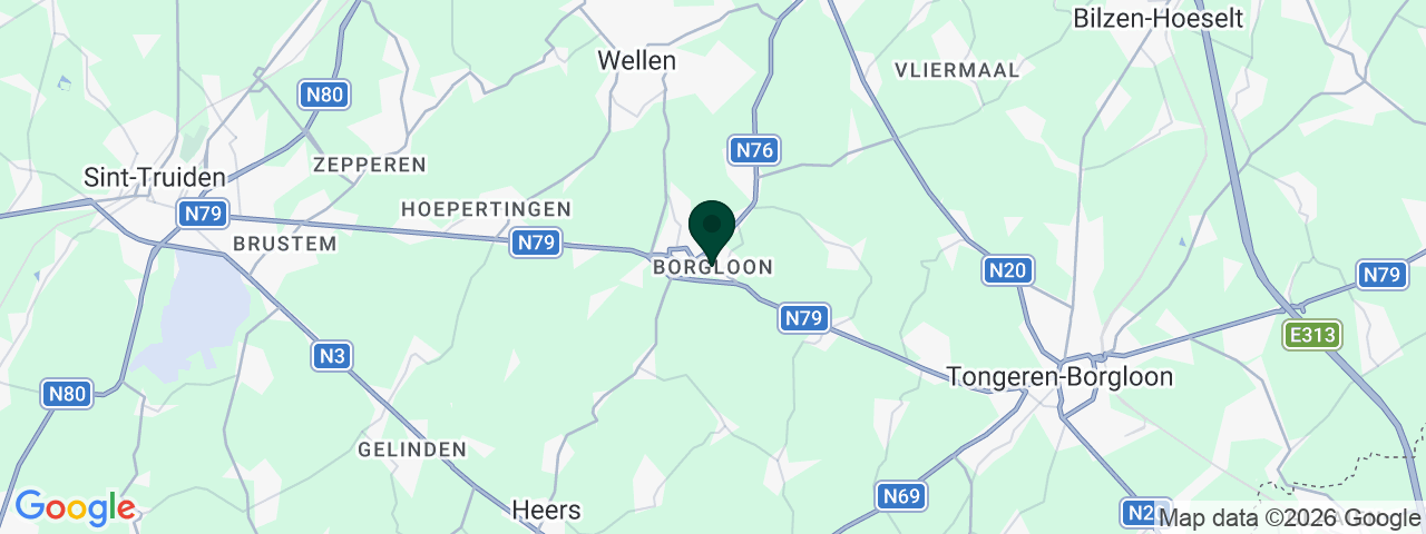 Carte des offres d'emploi à Borgloon