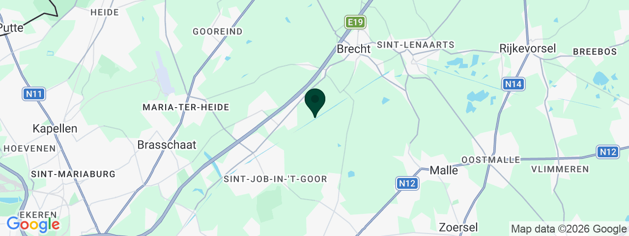 Carte des offres d'emploi à Brecht