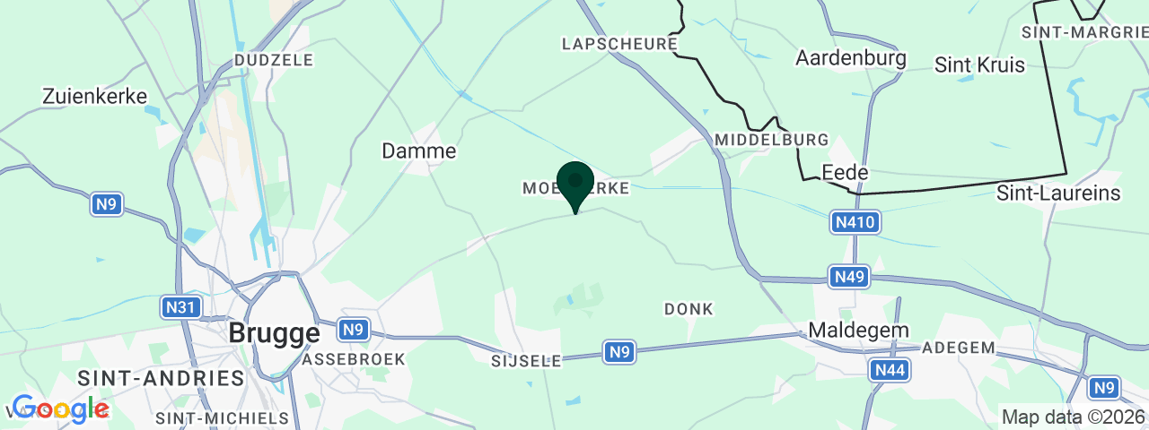 Carte des offres d'emploi à Damme