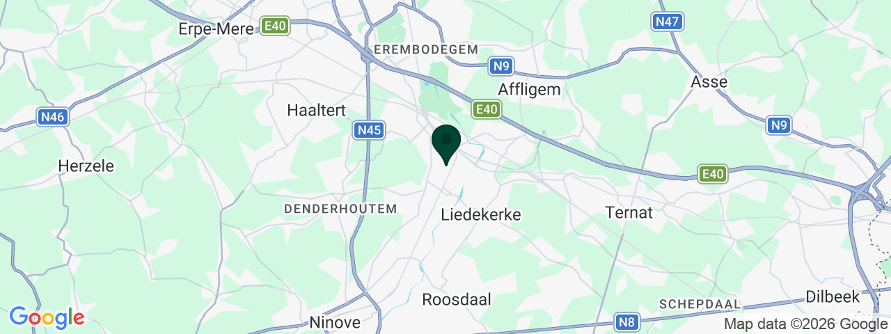 Map showing job vacancies in Denderleeuw