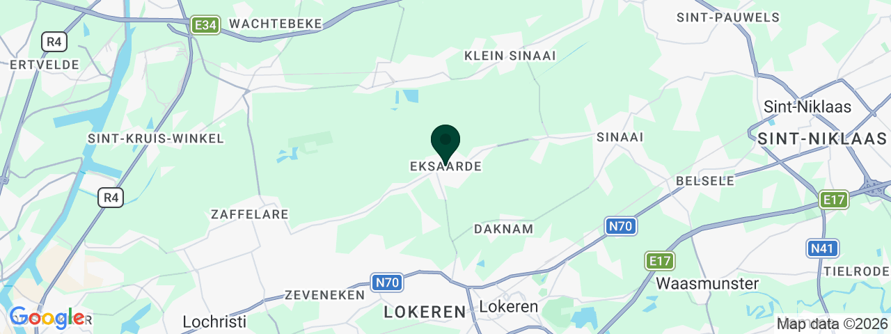 Carte des offres d'emploi à Eksaarde