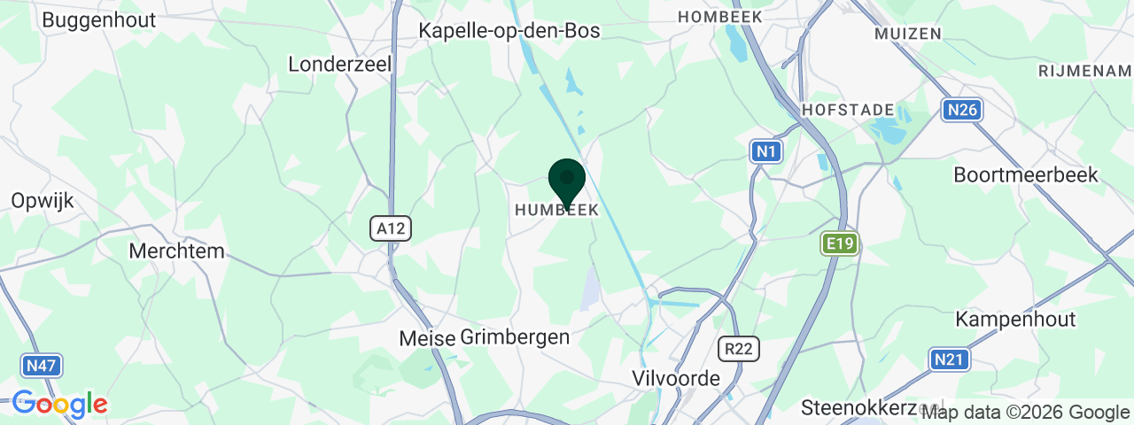 Map showing job vacancies in Grimbergen