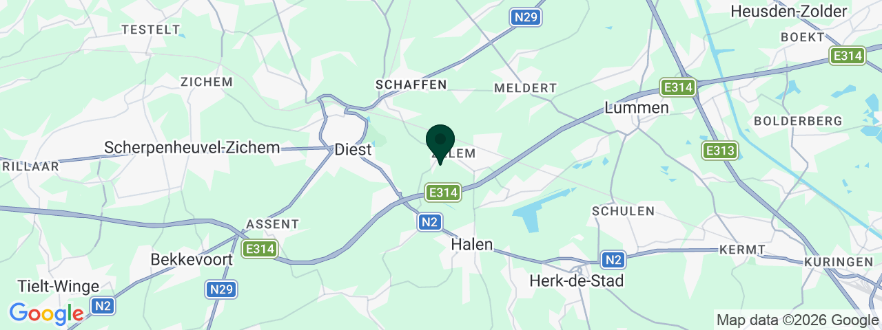 Map showing job vacancies in Halen