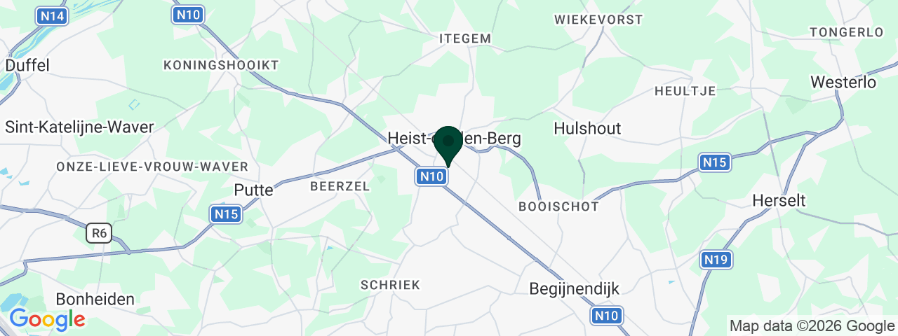 Carte des offres d'emploi à Heist op den Berg