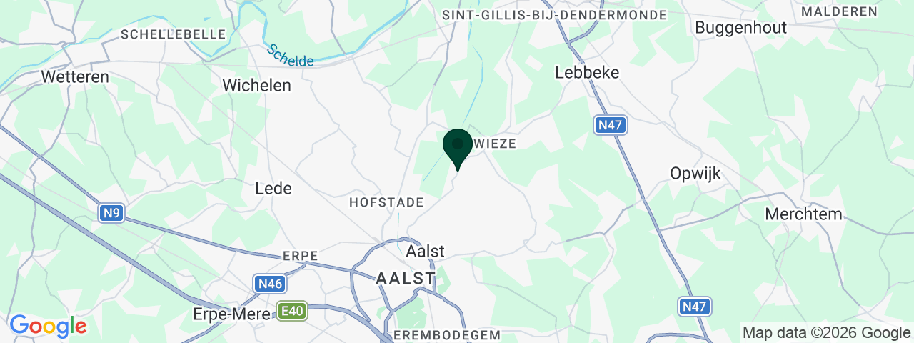 Map showing job vacancies in Herdersem