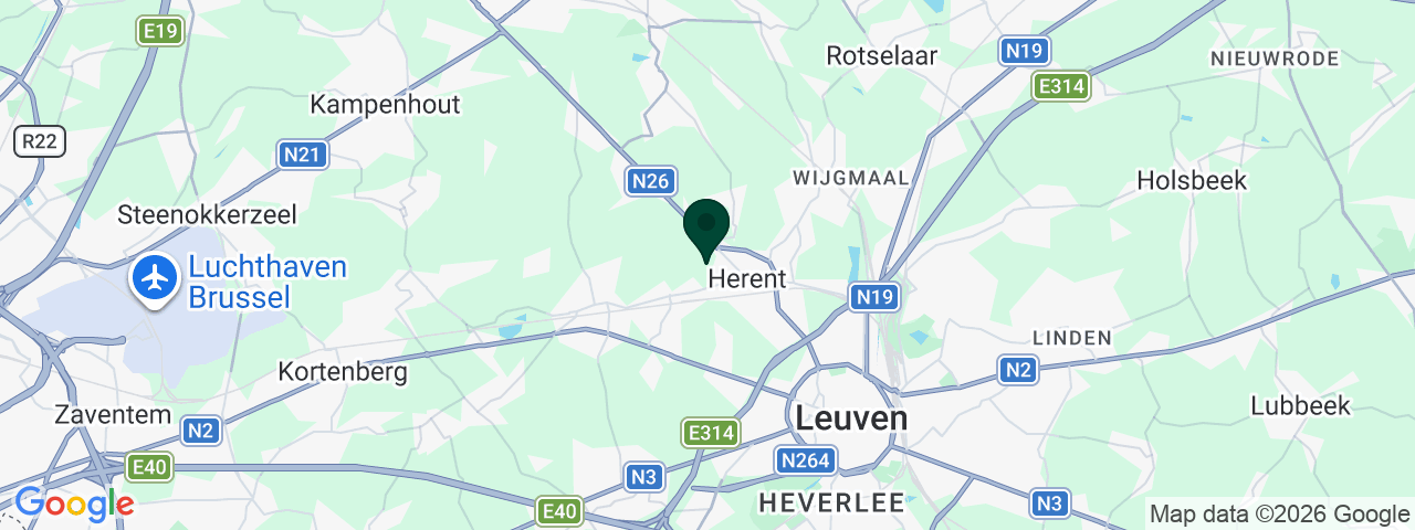 Map showing job vacancies in Herent