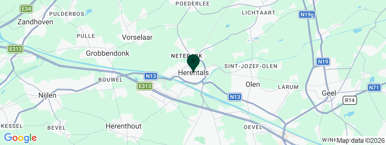 Map showing job vacancies in Herentals