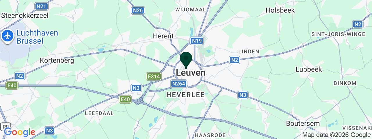 Carte des offres d'emploi à Heverlee