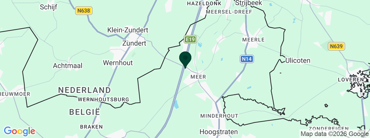 Carte des offres d'emploi à Hoogstraten