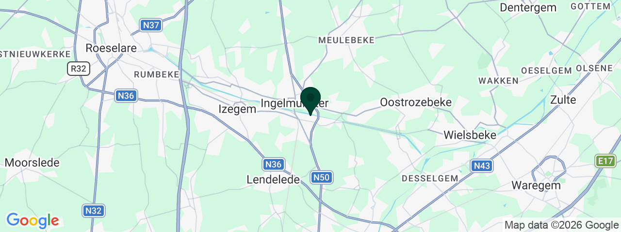 Carte des offres d'emploi à Ingelmunster