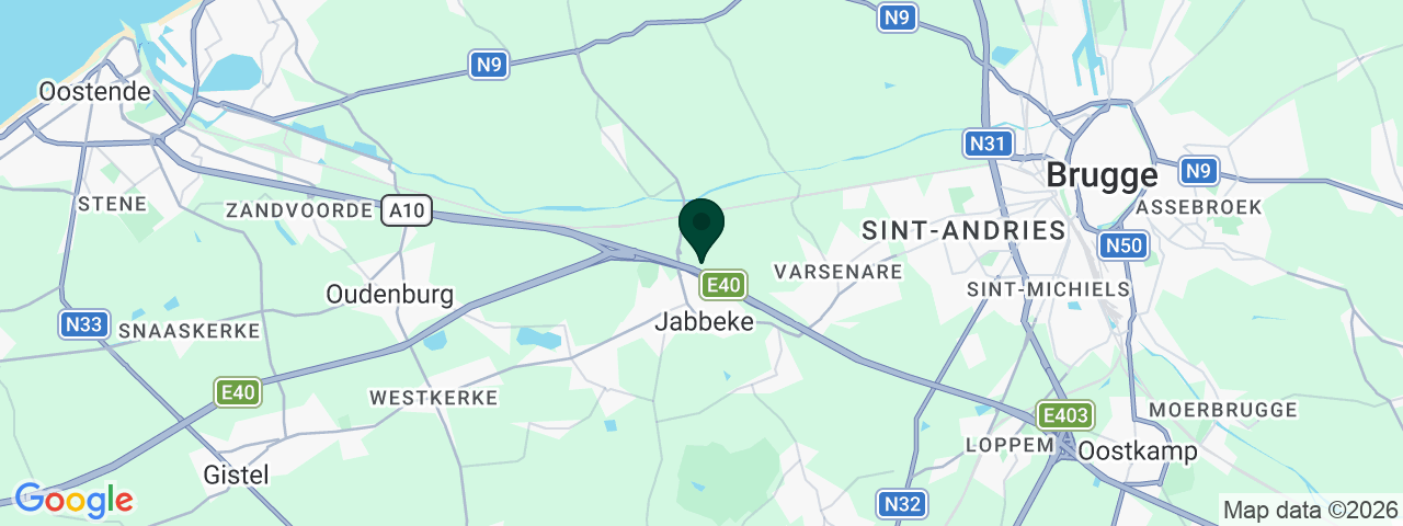 Carte des offres d'emploi à Jabbeke