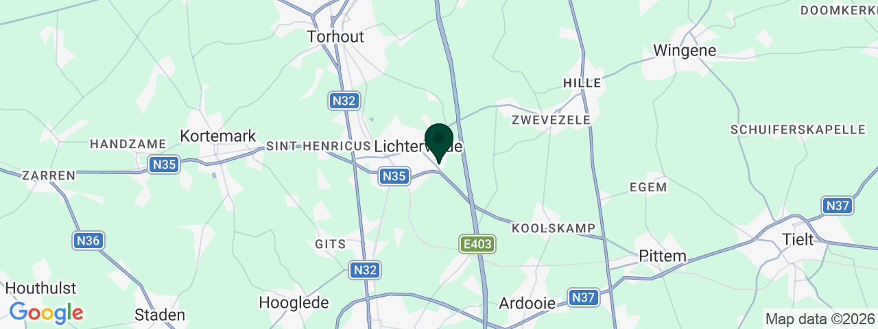 Carte des offres d'emploi à Lichtervelde