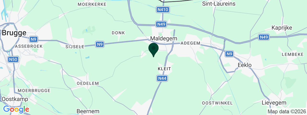 Map showing job vacancies in Maldegem-Tielt