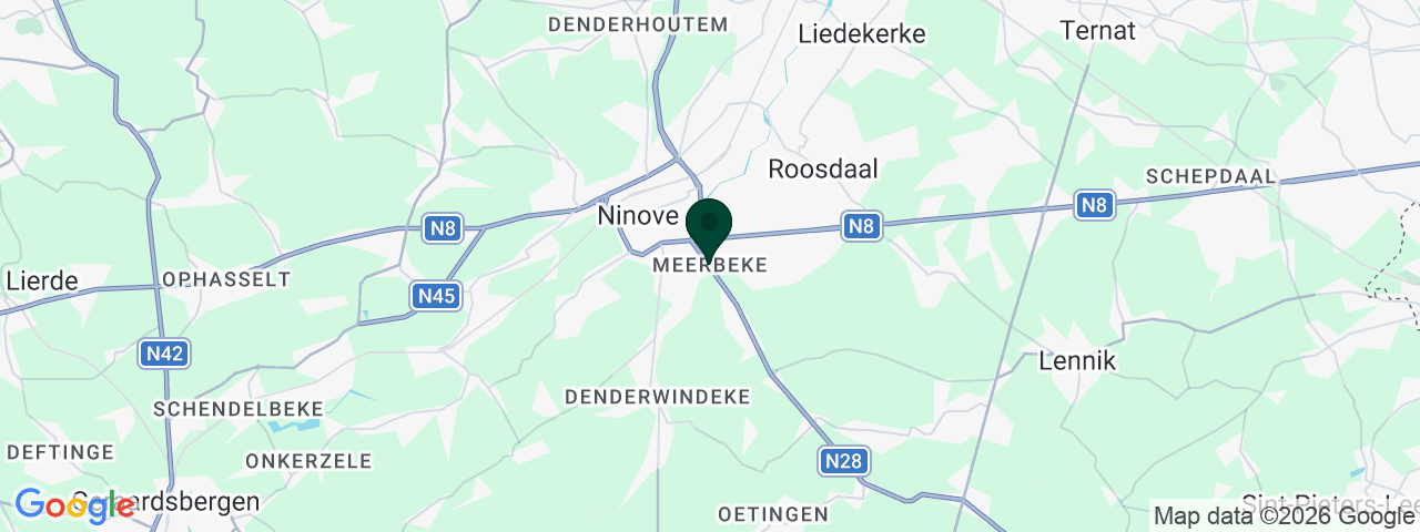 Kaart met vacatures in Meerbeke