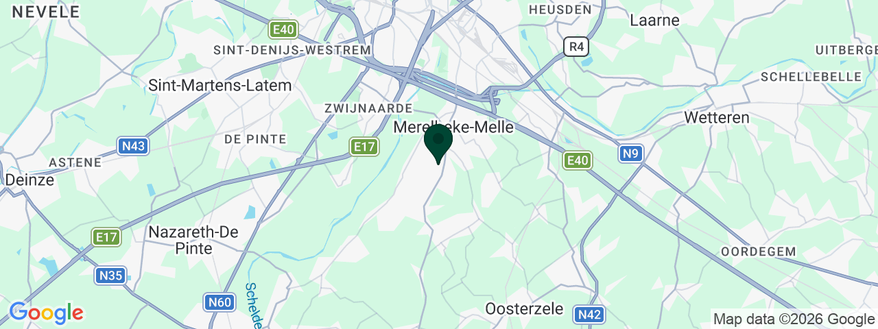 Carte des offres d'emploi à Merelbeke