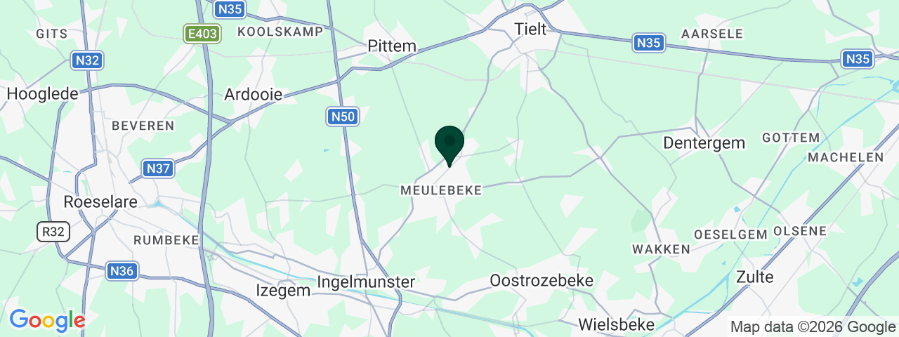 Carte des offres d'emploi à Meulebeke