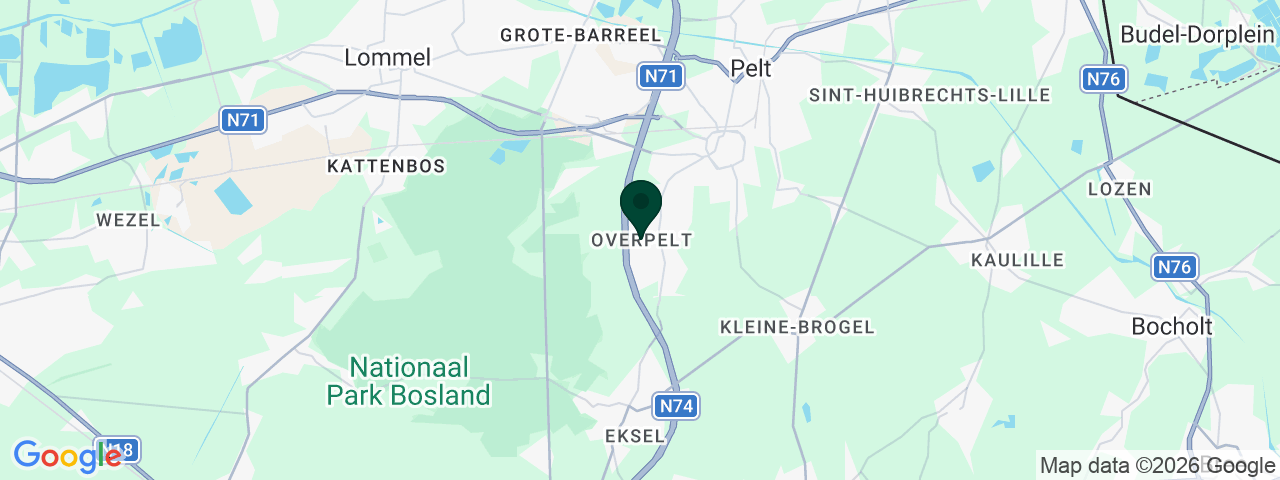Carte des offres d'emploi à Overpel