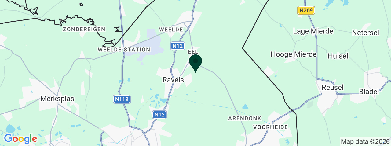 Map showing job vacancies in Ravels