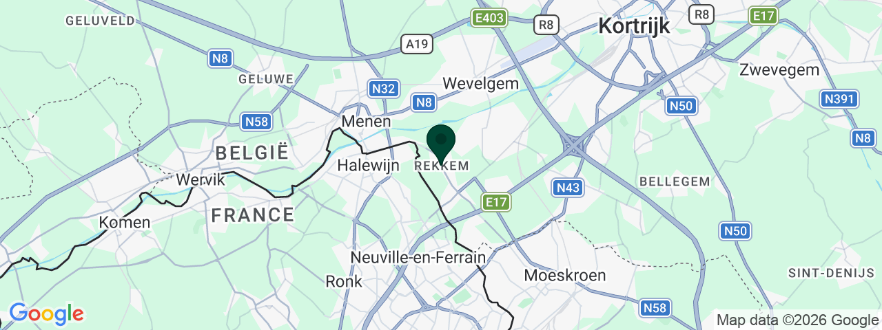 Carte des offres d'emploi à Rekkem