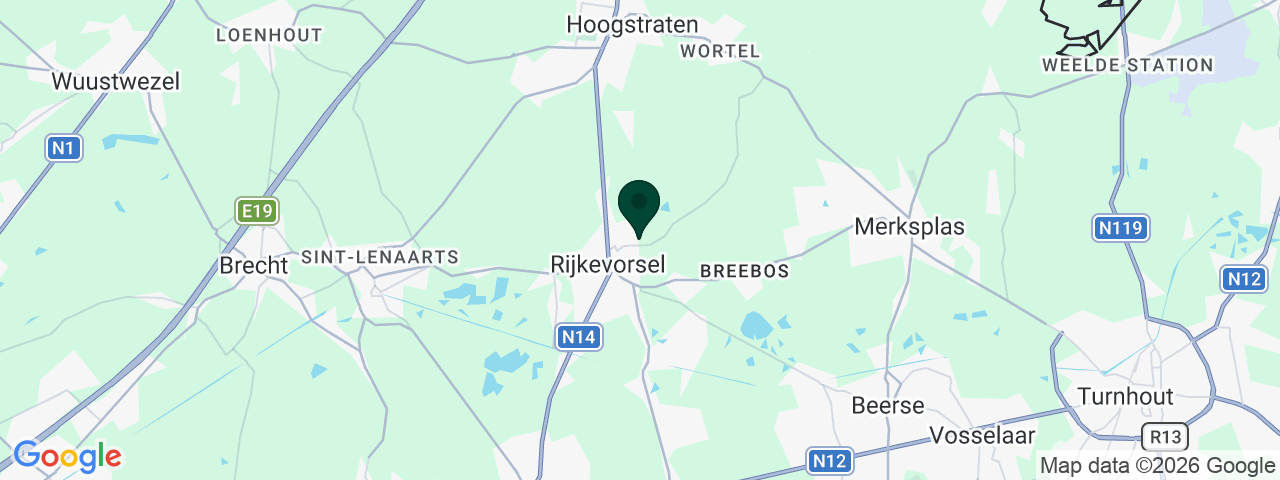 Carte des offres d'emploi à Rijkevorsel
