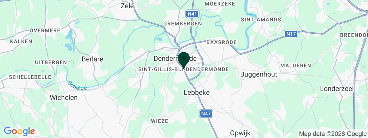 Map showing job vacancies in Sint-Gillis-Bij-Dendermonde