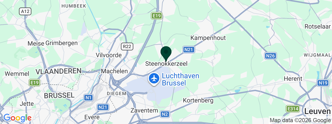 Map showing job vacancies in Steenokkerzeel