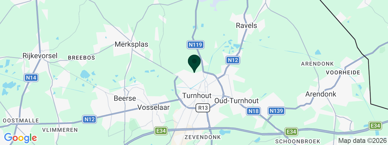 Carte des offres d'emploi à Turnhout