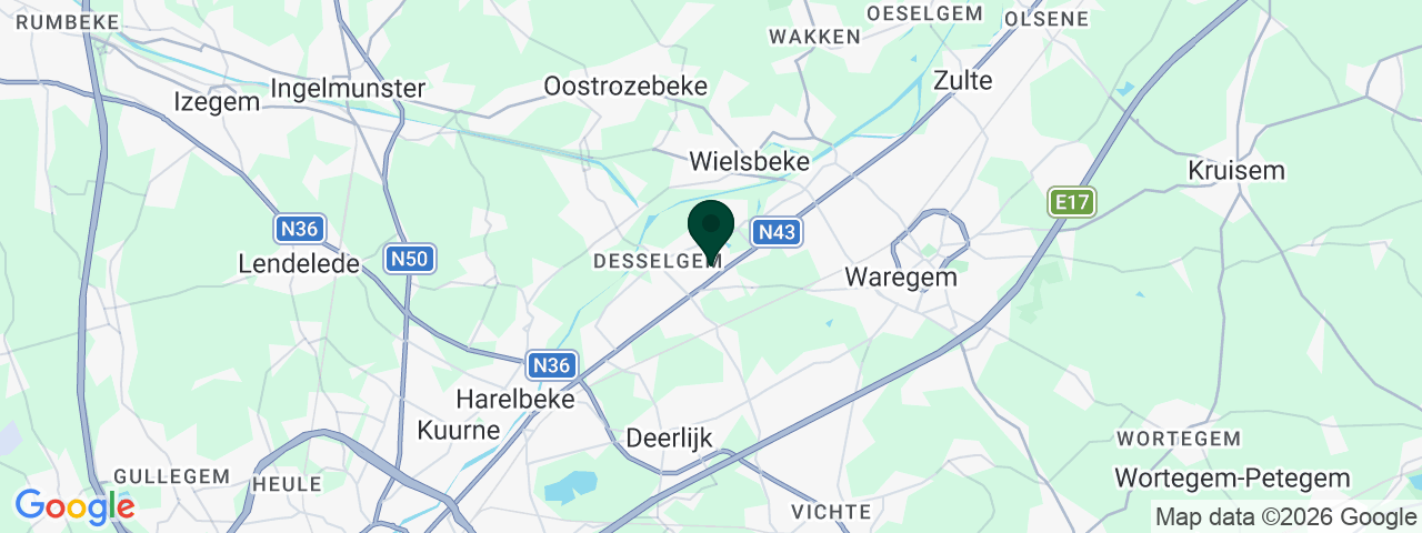 Map showing job vacancies in Waregem