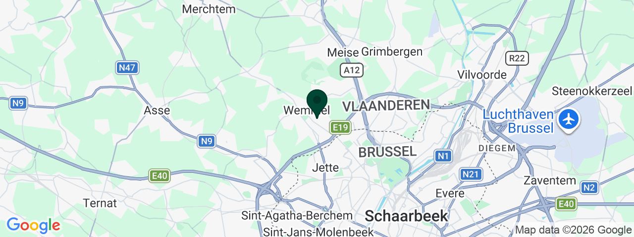 Map showing job vacancies in Wemmel