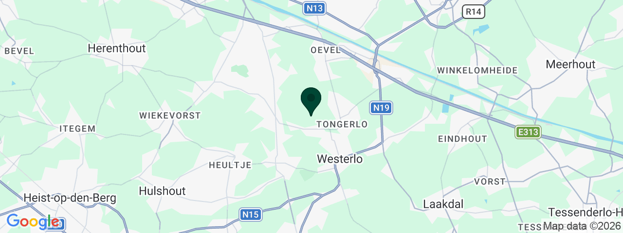 Map showing job vacancies in Westerlo