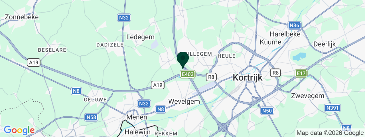 Carte des offres d'emploi à Wevelgem