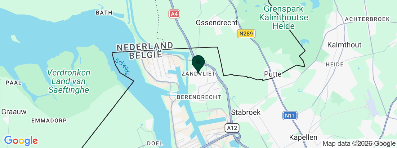 Kaart met vacatures in Zandvliet