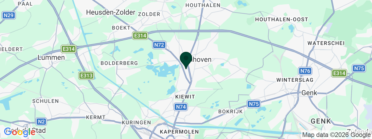 Carte des offres d'emploi à Zonhoven