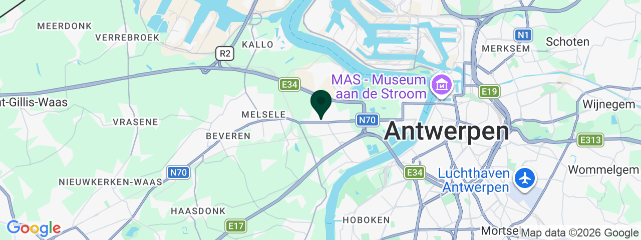 Map showing job vacancies in Zwijndrecht