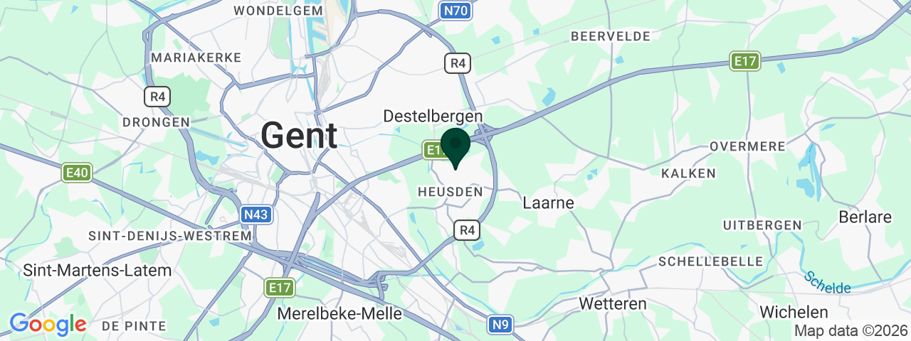 Map showing job vacancies in Destelbergen