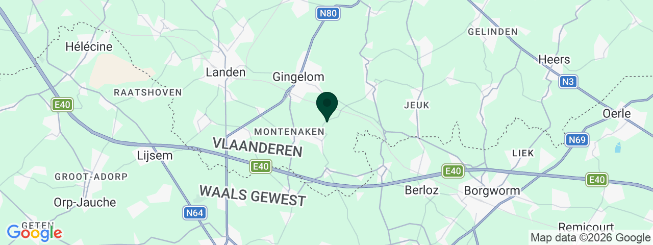 Carte des offres d'emploi à Gingelom
