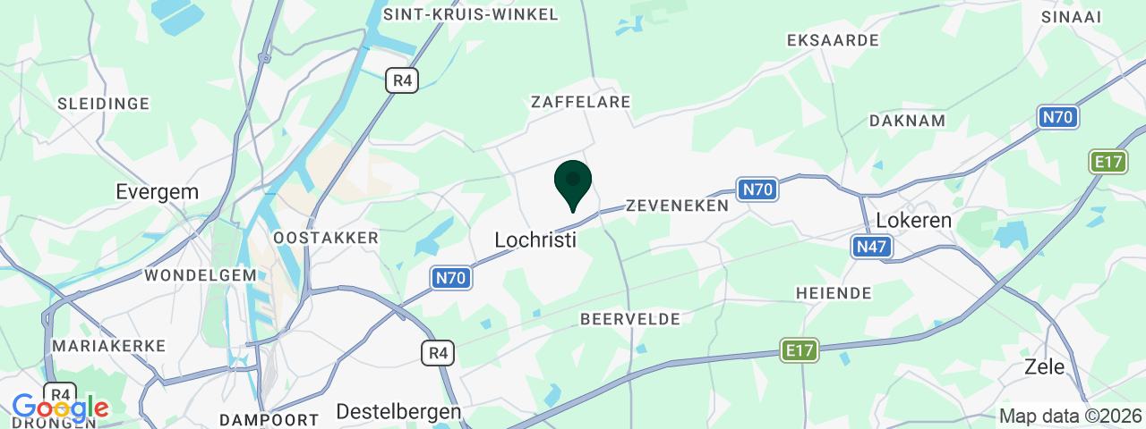 Carte des offres d'emploi à Lochristi
