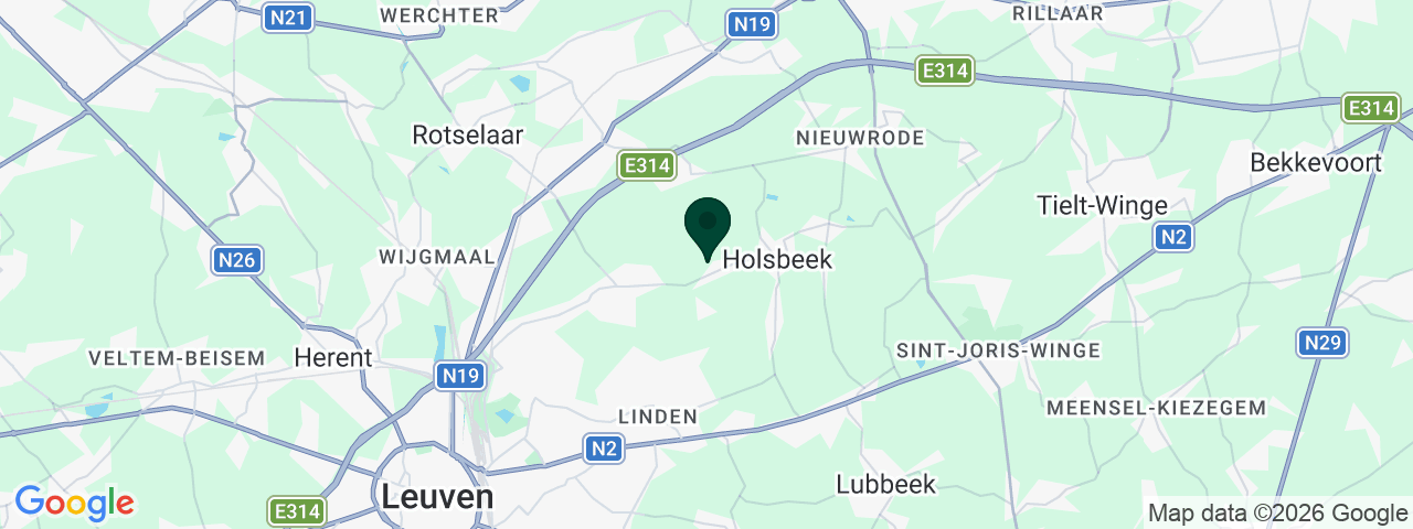 Kaart met vacatures in Holsbeek