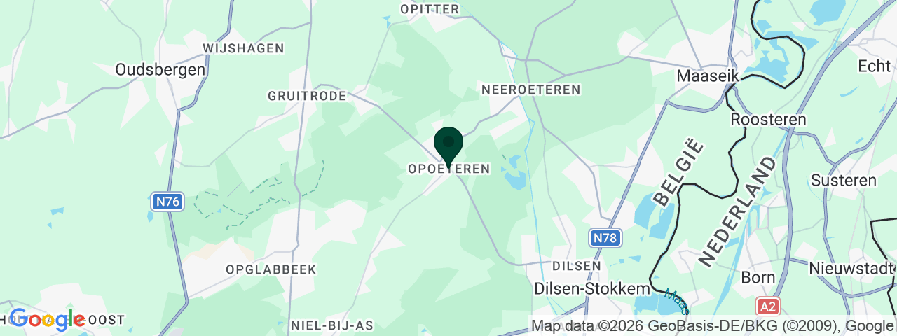 Map showing job vacancies in Opoeteren