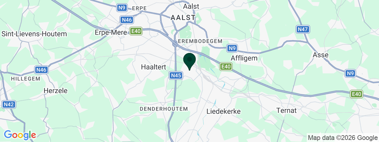 Carte des offres d'emploi à Denderleeuw
