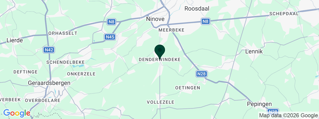Kaart met vacatures in Denderwindeke
