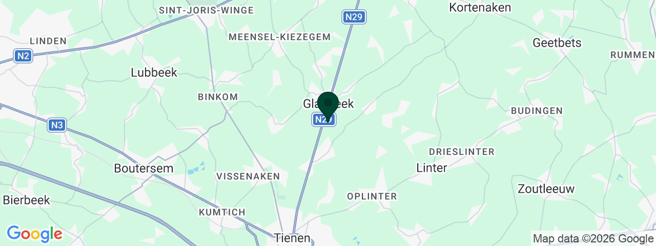 Kaart met vacatures in Glabbeek