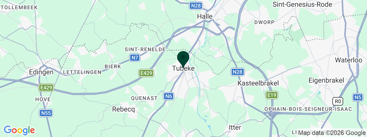 Kaart met vacatures in tubize
